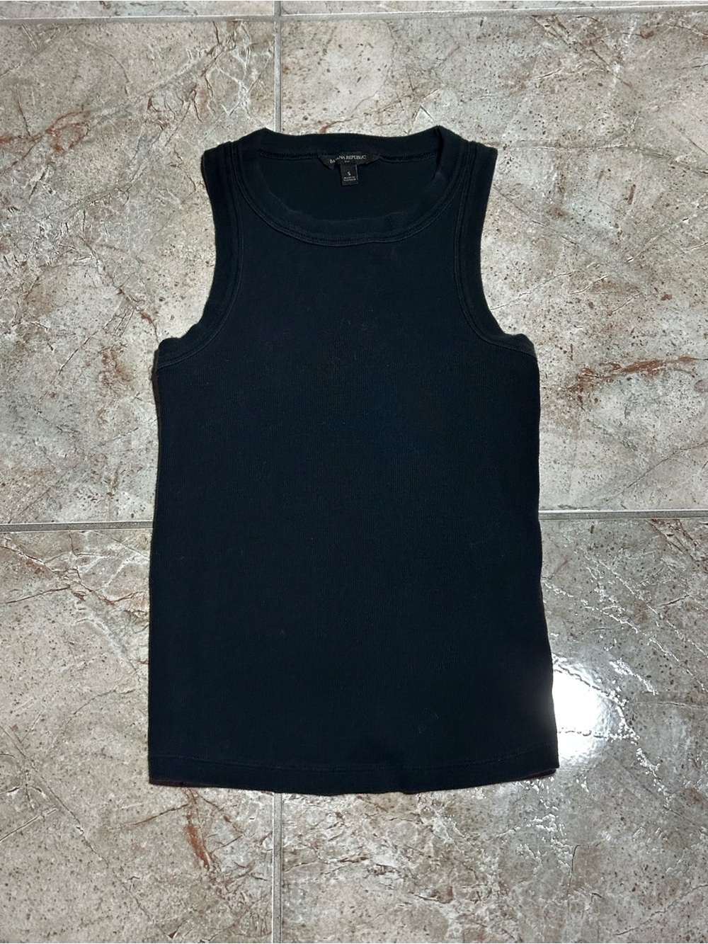 Banana Republic Black Tank Top Size S